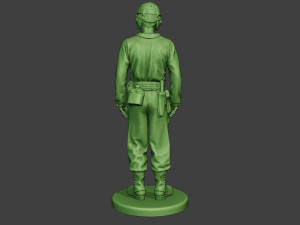 american tank crew unit ww2 stand2 atc1 3D 打印模型