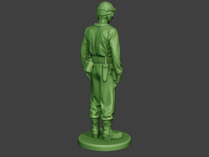 american tank crew unit ww2 stand2 atc1 3D 打印模型