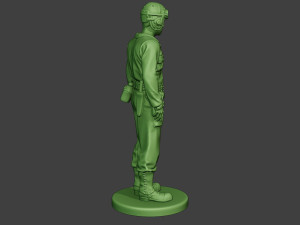 american tank crew unit ww2 stand2 atc1 3D 打印模型