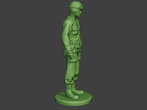 american tank crew unit ww2 stand2 atc1 3D Print Model