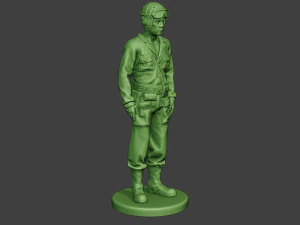 american tank crew unit ww2 stand2 atc1 3D Print Model