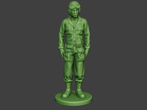 american tank crew unit ww2 stand2 atc1 3D 打印模型