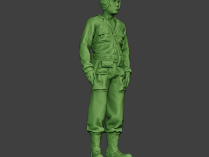 american tank crew unit ww2 stand2 atc1 3D 打印模型
