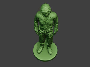 american tank crew unit ww2 stand2 atc1 3D 打印模型