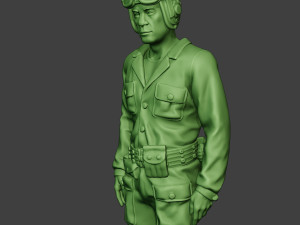 american tank crew unit ww2 stand2 atc1 3D 打印模型