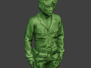 american tank crew unit ww2 stand2 atc1 3D 打印模型
