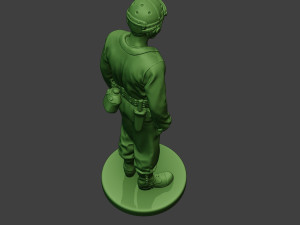 american tank crew unit ww2 stand2 atc1 3D 打印模型