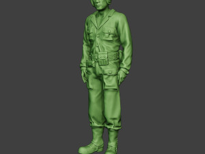 american tank crew unit ww2 stand2 atc1 3D 打印模型