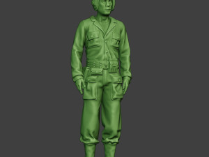 american tank crew unit ww2 stand2 atc1 3D 打印模型