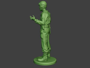 american tank crew unit ww2 talk atc1 3D Print Model