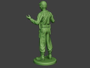 american tank crew unit ww2 talk atc1 Modèles 3D en vedette