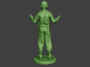american tank crew unit ww2 talk atc1 3D Print Model