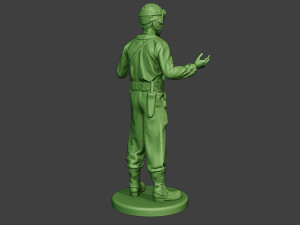 american tank crew unit ww2 talk atc1 Modèles 3D en vedette