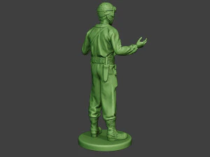 american tank crew unit ww2 talk atc1 3D Print Model