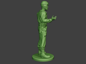 american tank crew unit ww2 talk atc1 Modèles 3D en vedette