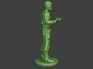 american tank crew unit ww2 talk atc1 3D Print Model