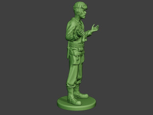 american tank crew unit ww2 talk atc1 Modèles 3D en vedette