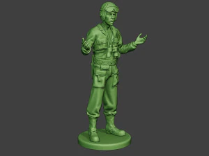 american tank crew unit ww2 talk atc1 3D Print Model