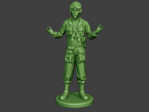 american tank crew unit ww2 talk atc1 3D Print Model