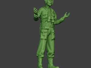 american tank crew unit ww2 talk atc1 3D Print Model