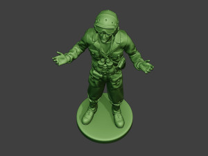 american tank crew unit ww2 talk atc1 Modèles 3D en vedette