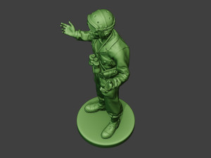 american tank crew unit ww2 talk atc1 Modèles 3D en vedette
