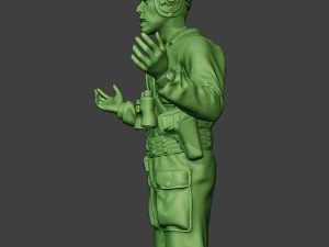 american tank crew unit ww2 talk atc1 3D Print Model