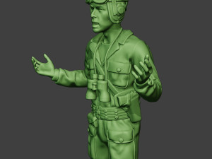 american tank crew unit ww2 talk atc1 Modèles 3D en vedette