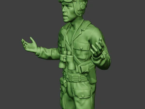 american tank crew unit ww2 talk atc1 3D Print Model