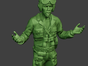 american tank crew unit ww2 talk atc1 Modèles 3D en vedette