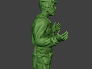 american tank crew unit ww2 talk atc1 3D Print Model