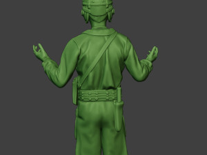 american tank crew unit ww2 talk atc1 Modèles 3D en vedette