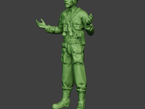 american tank crew unit ww2 talk atc1 Modèles 3D en vedette
