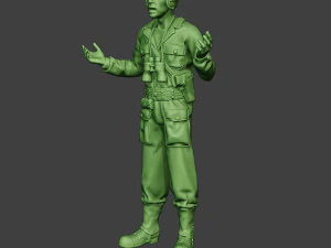 american tank crew unit ww2 talk atc1 3D Print Model