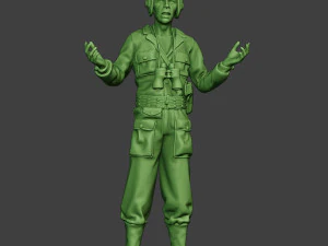 american tank crew unit ww2 talk atc1 3D Print Model