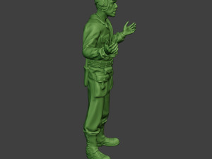 american tank crew unit ww2 talk atc1 Modèles 3D en vedette