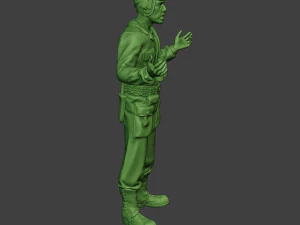 american tank crew unit ww2 talk atc1 3D Print Model