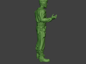american tank crew unit ww2 talk atc1 Modèles 3D en vedette