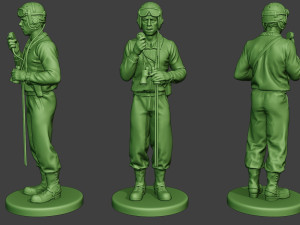 american tank crew unit ww2 talk2 atc1 Modelo de impresión 3D
