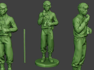 american tank crew unit ww2 talk2 atc1 3D Print Model