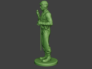 american tank crew unit ww2 talk2 atc1 Modelo de Impressão 3D