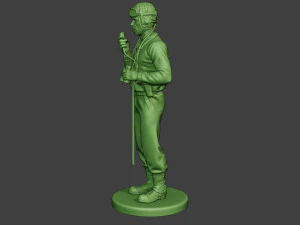 american tank crew unit ww2 talk2 atc1 3D Print Model
