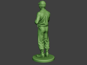 american tank crew unit ww2 talk2 atc1 Modelo de Impressão 3D