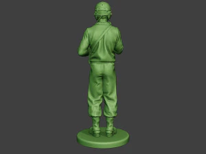 american tank crew unit ww2 talk2 atc1 3D Print Model