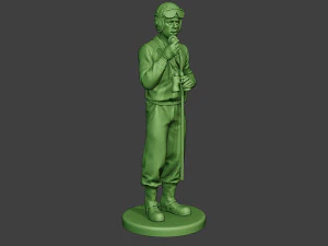 american tank crew unit ww2 talk2 atc1 3D Print Model