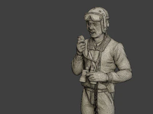 american tank crew unit ww2 talk2 atc1 3D Print Model