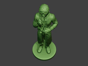 american tank crew unit ww2 talk2 atc1 3D Print Model
