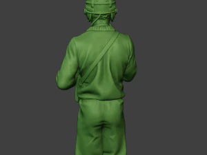 american tank crew unit ww2 talk2 atc1 3D Print Model