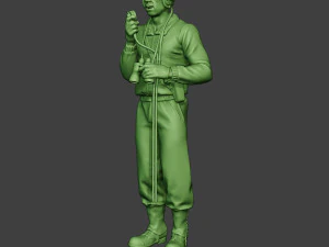 american tank crew unit ww2 talk2 atc1 3D Print Model