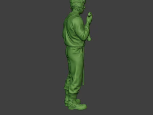 american tank crew unit ww2 talk2 atc1 3D Print Model